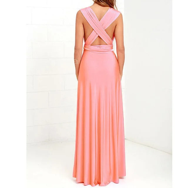Saphira – Long bohemian dress with an imperial look