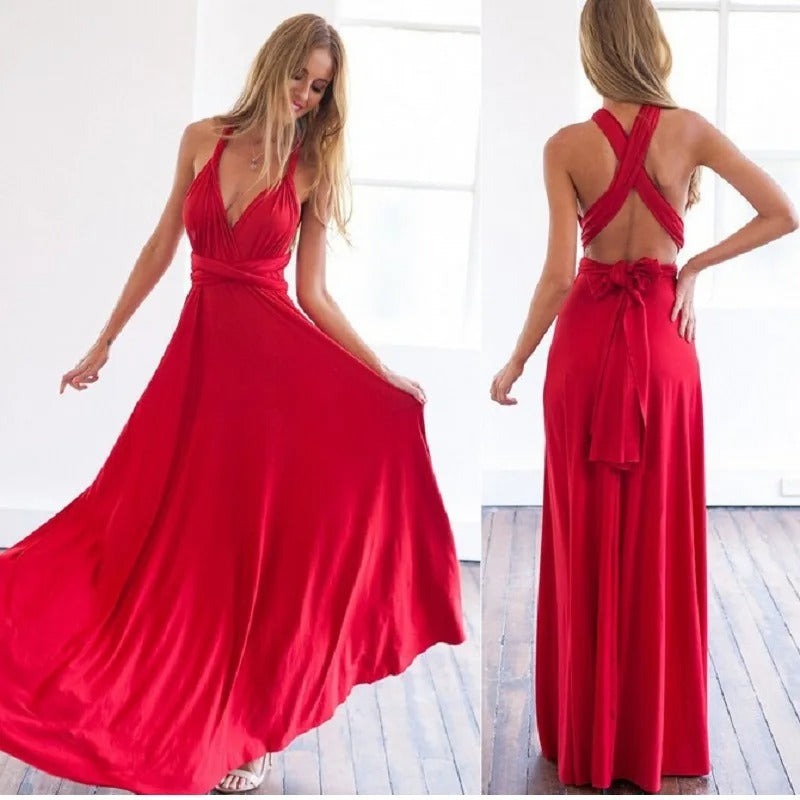 Saphira – Long bohemian dress with an imperial look