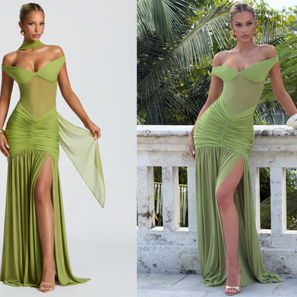 Alaia Maxi Dress - Olive