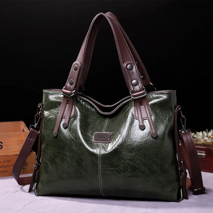 Nayah – Sac fourre-tout vintage en cuir souple